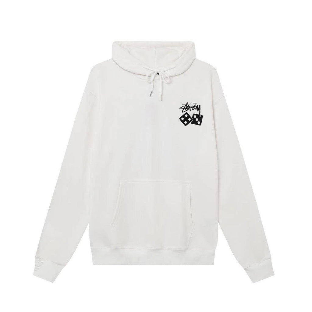Stussy Dice Hoodie in White