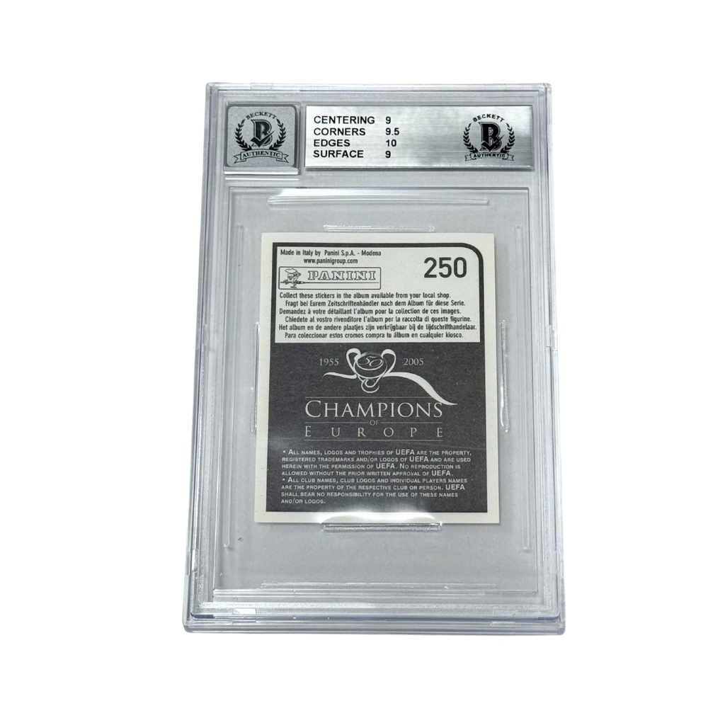 Paolo Maldini Signed 2005 Panini Champions of Europe – BGS 9 Autograph 10
