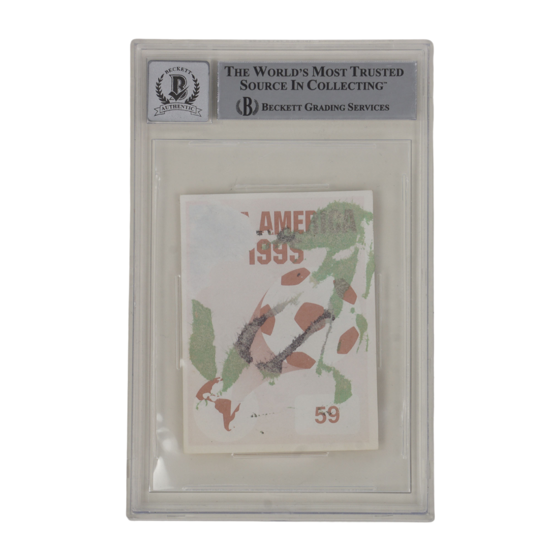 Ronaldo Nazario Signed 1995 Corp Grafica Navarrete Copa Rookie - BGS 10
