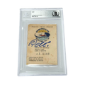 Pele Signed Pass - BGS Authentic