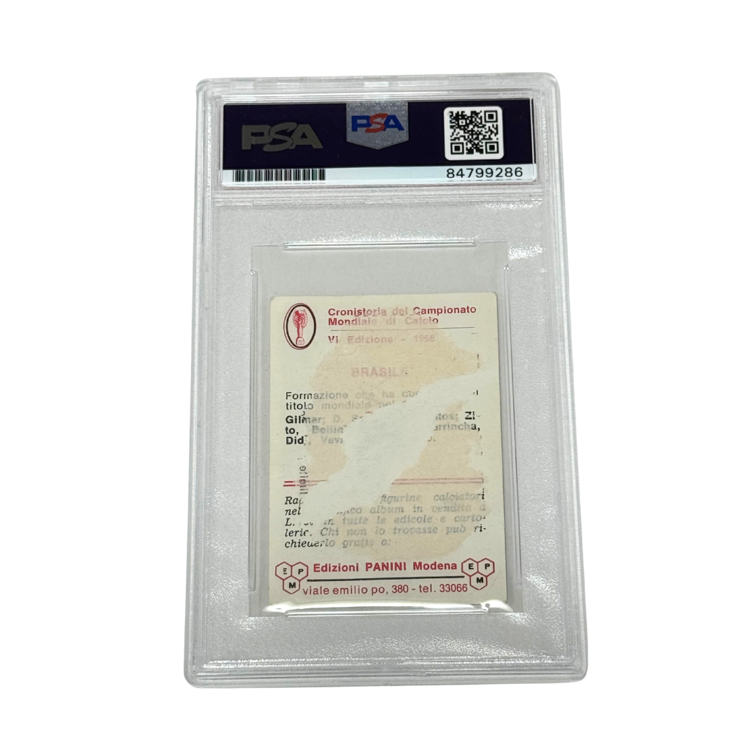 Pele Signed Trading Card - PSA Autograph 10