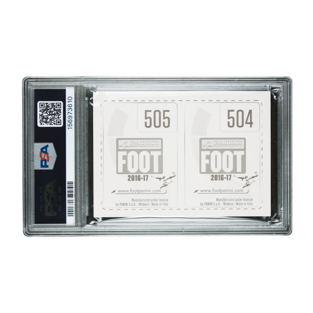 Kylian Mbappe Signed 2016-17 Panini Foot Monaco Rookie Sticker - PSA 7 AUTO 10