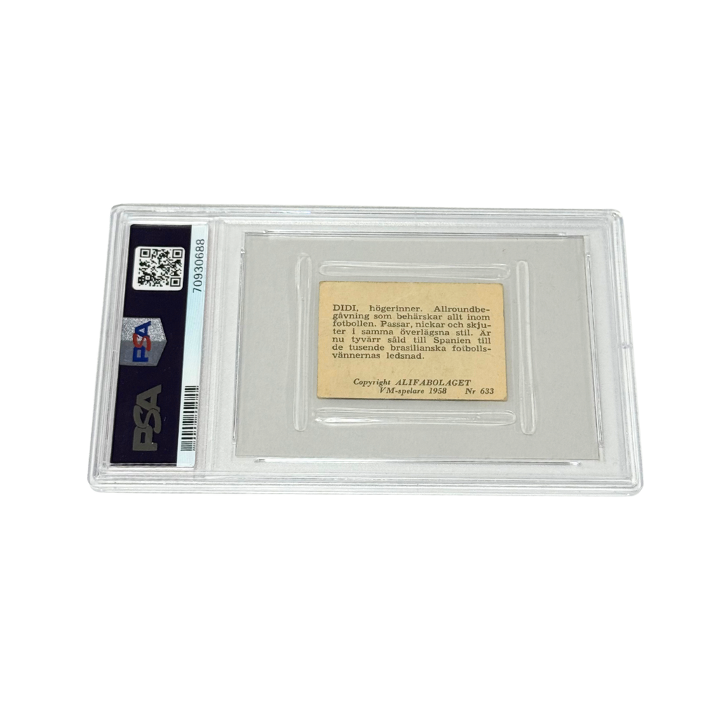 Pele Signed 1958 Didi Card - PSA 1