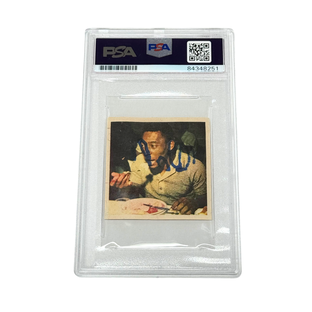 Pele Signed Photo - PSA Autograph 9
