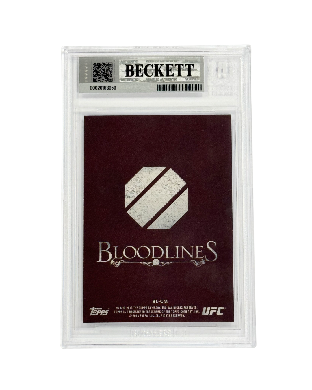 Conor McGregor Signed 2013 Topps UFC Bloodlines Rookie Card - BGS 9 AUTO 10