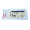 Messi Signed Ticket - Breaks Barca Goal Scoring Record - PSA Authentic