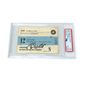 Pele Signed 1958 World Cup Ticket - PSA 1