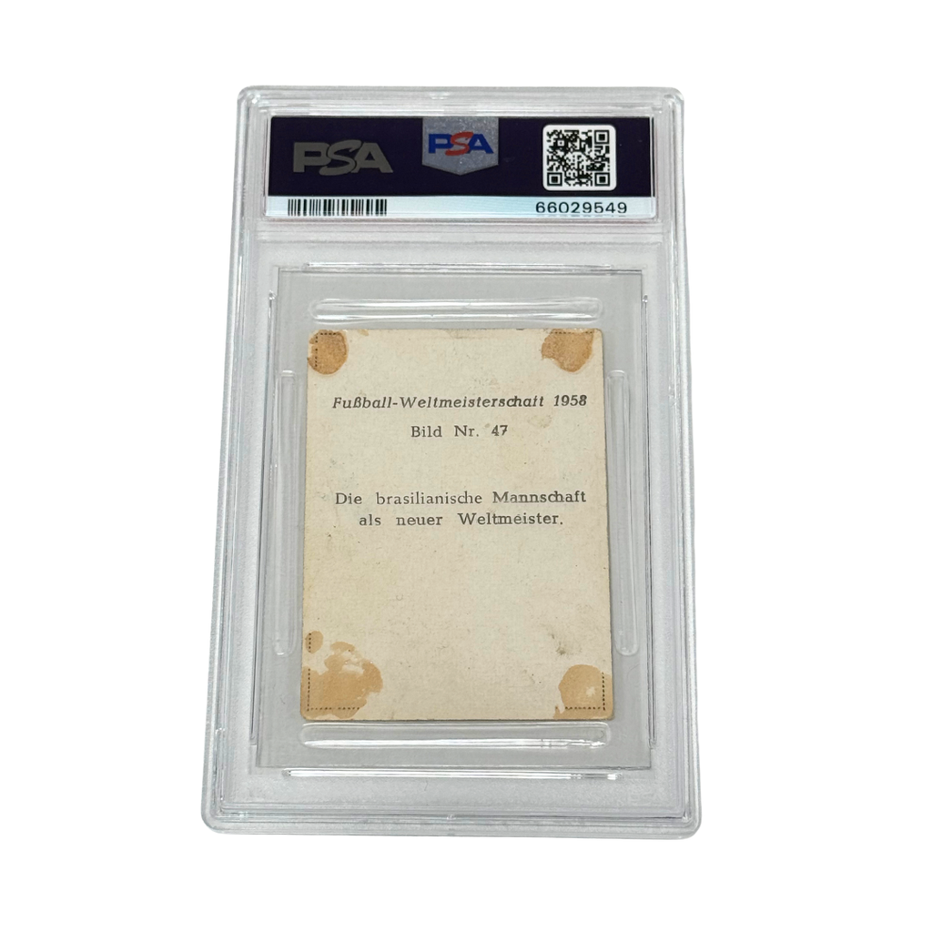 Pele Signed 1958 Verlag Fussball - PSA 1