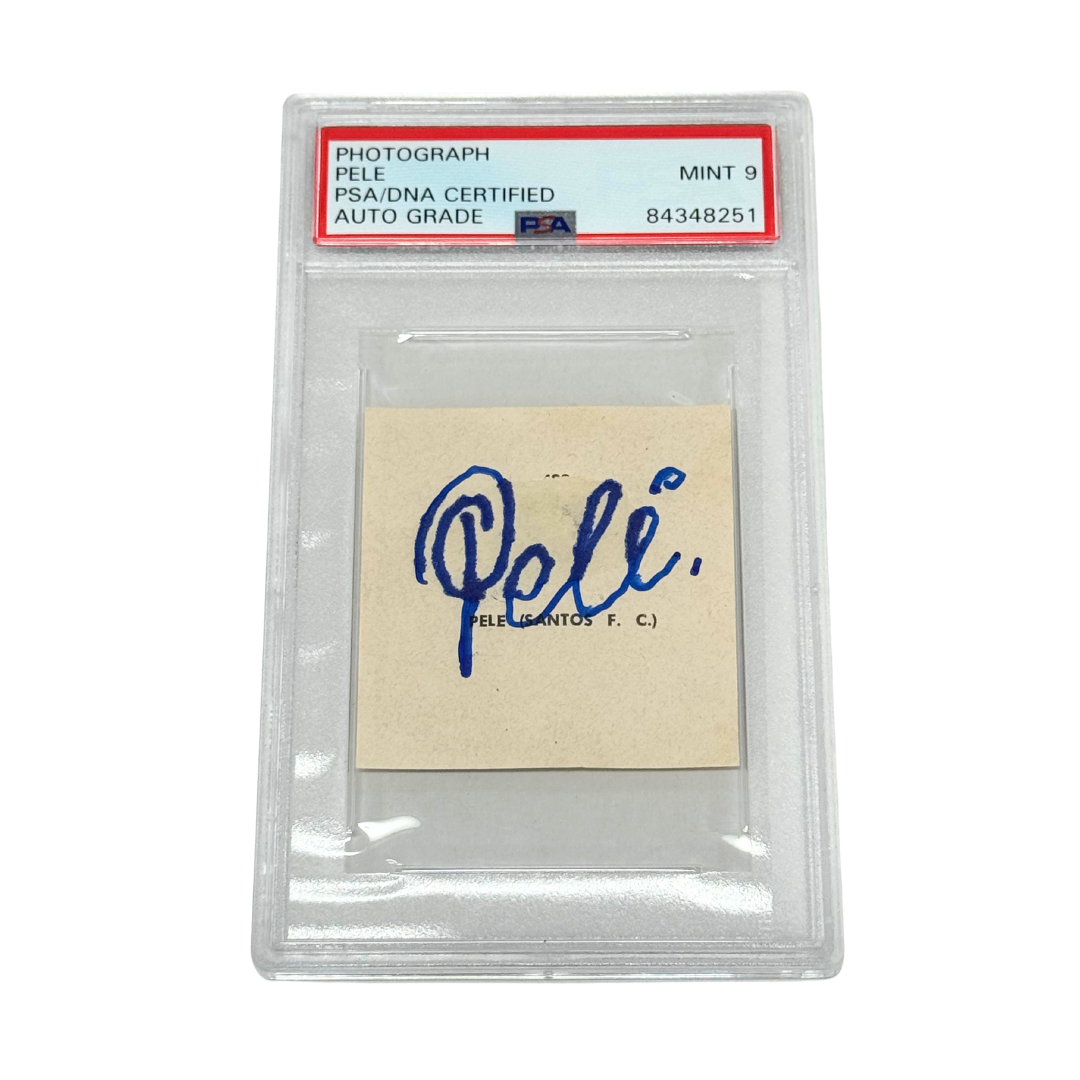 Pele Signed Photo - PSA Autograph 9
