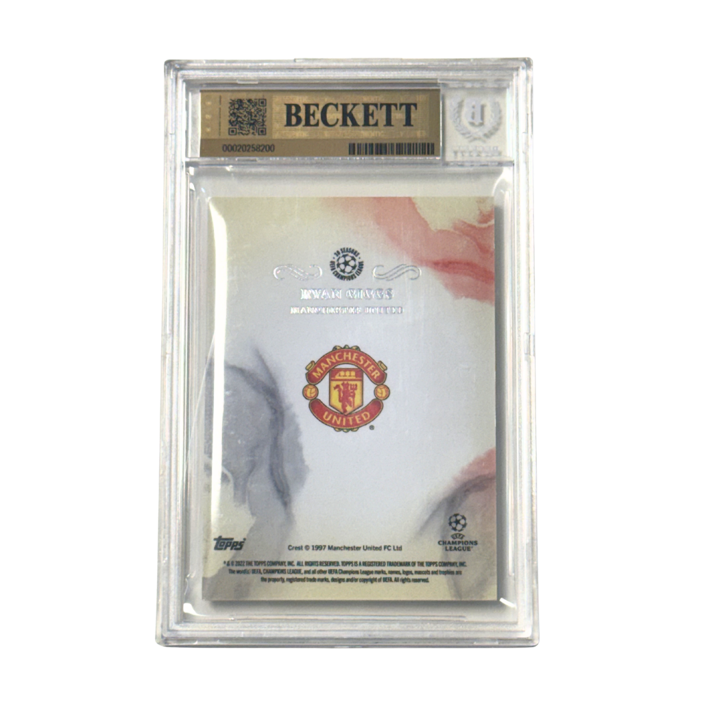 Ryan Giggs Signed 2022 Topps UCL 30 Seasons Legend - BGS 9.5 AUTO 10