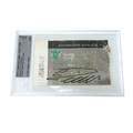 Cristiano Ronaldo Signed 2002 Pro Debut Ticket - BGS 2