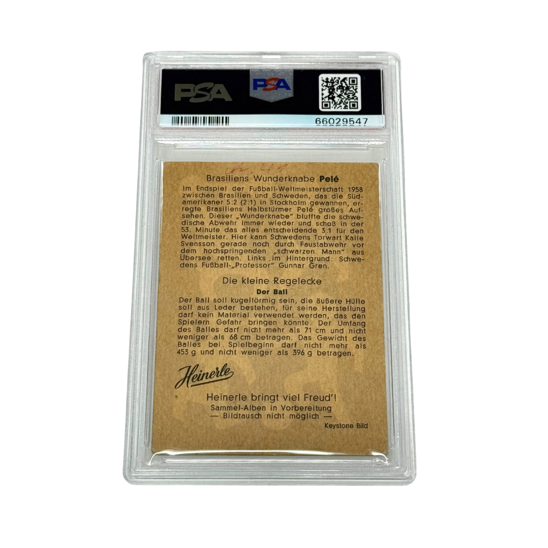 Pele Signed 1959 Heinerle - PSA 1