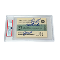 Pele Signed & Inscribed 1958 World Cup Debut - PSA 2