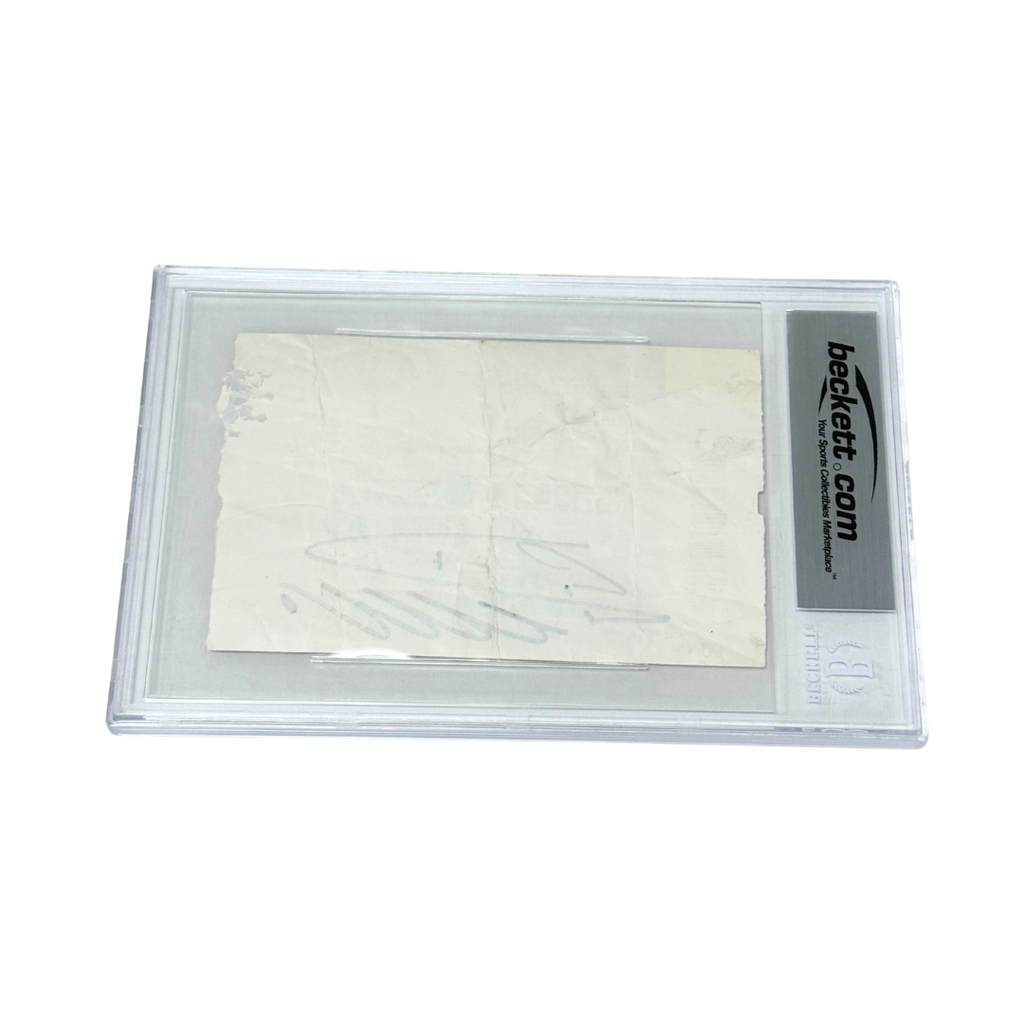 Cristiano Ronaldo Signed 2002 Pro Debut Ticket - BGS 2