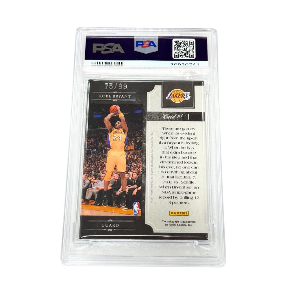 Kobe Bryant & Pele Signed Trading Card - PSA 4