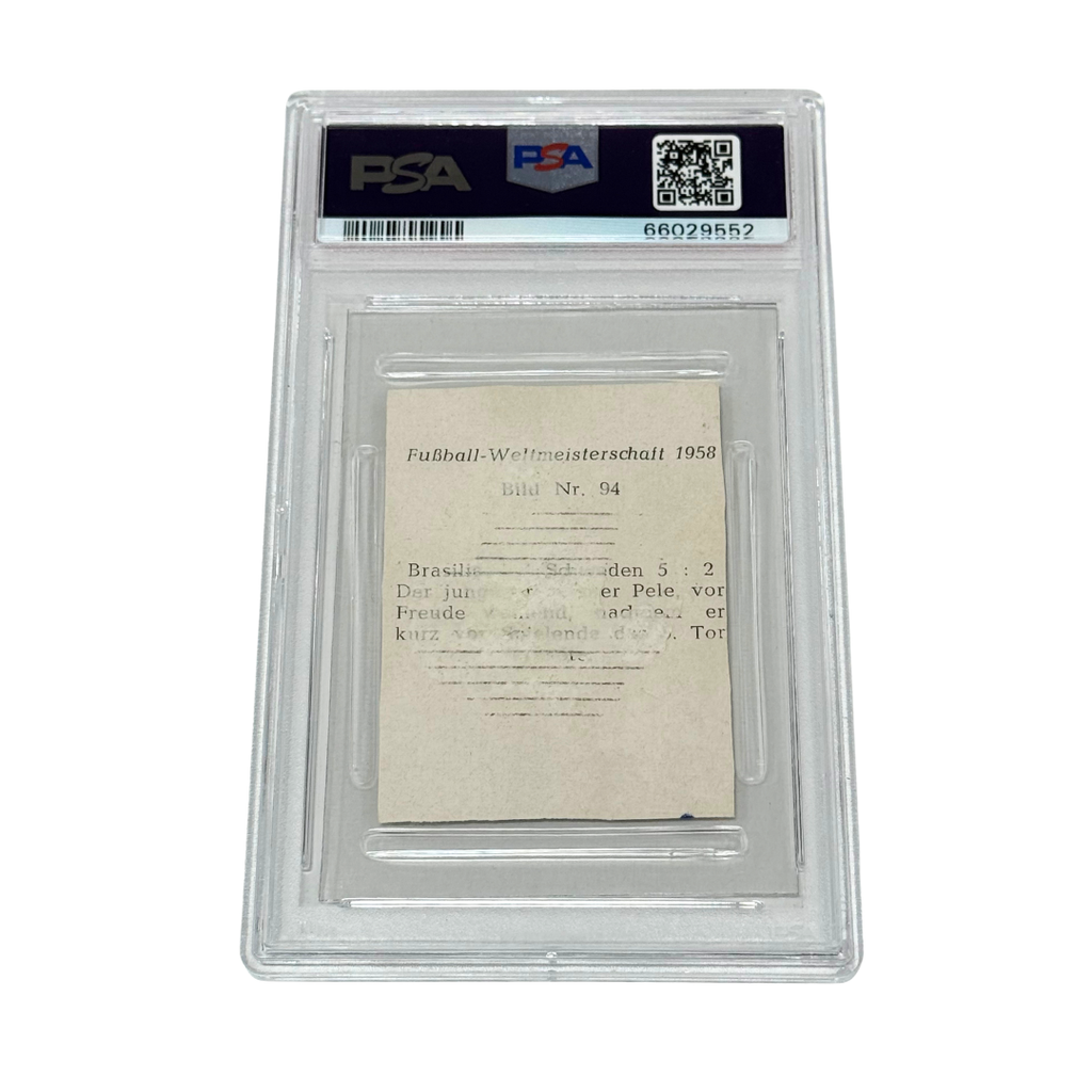Pele Signed 1958 Verlag Fussball - PSA Authentic