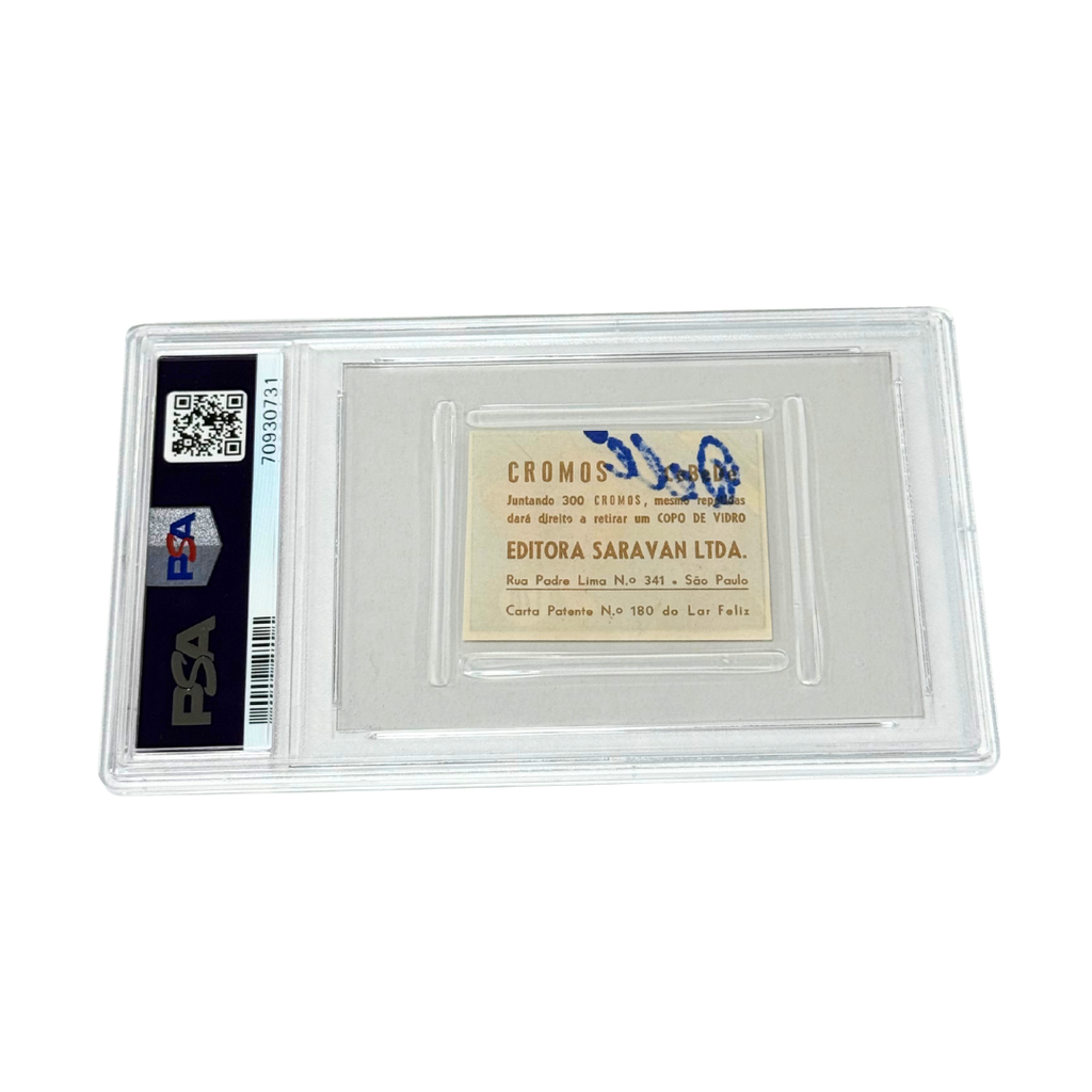 Pele Signed 1962 Card - PSA Authentic