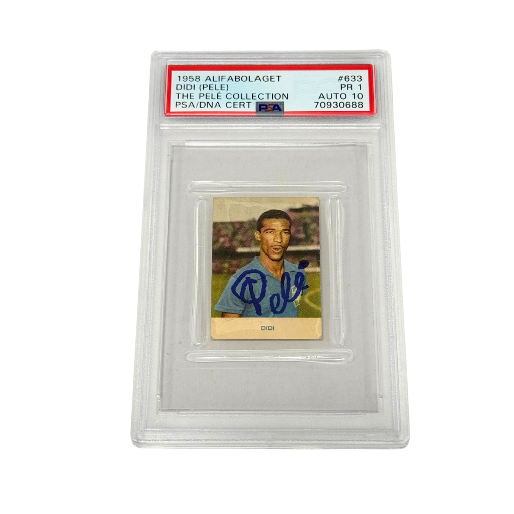 Pele Signed 1958 Didi Card - PSA 1