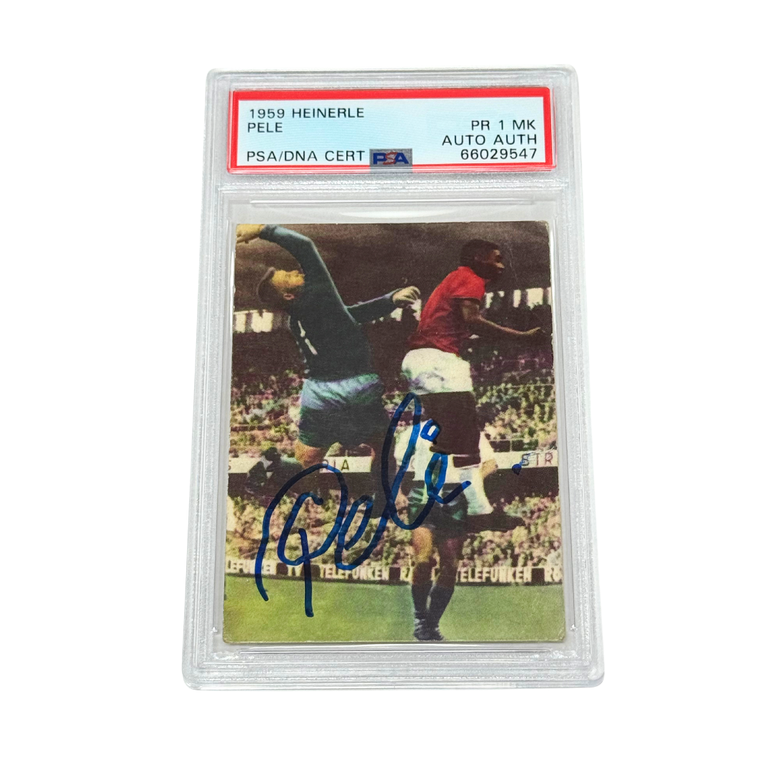 Pele Signed 1959 Heinerle - PSA 1