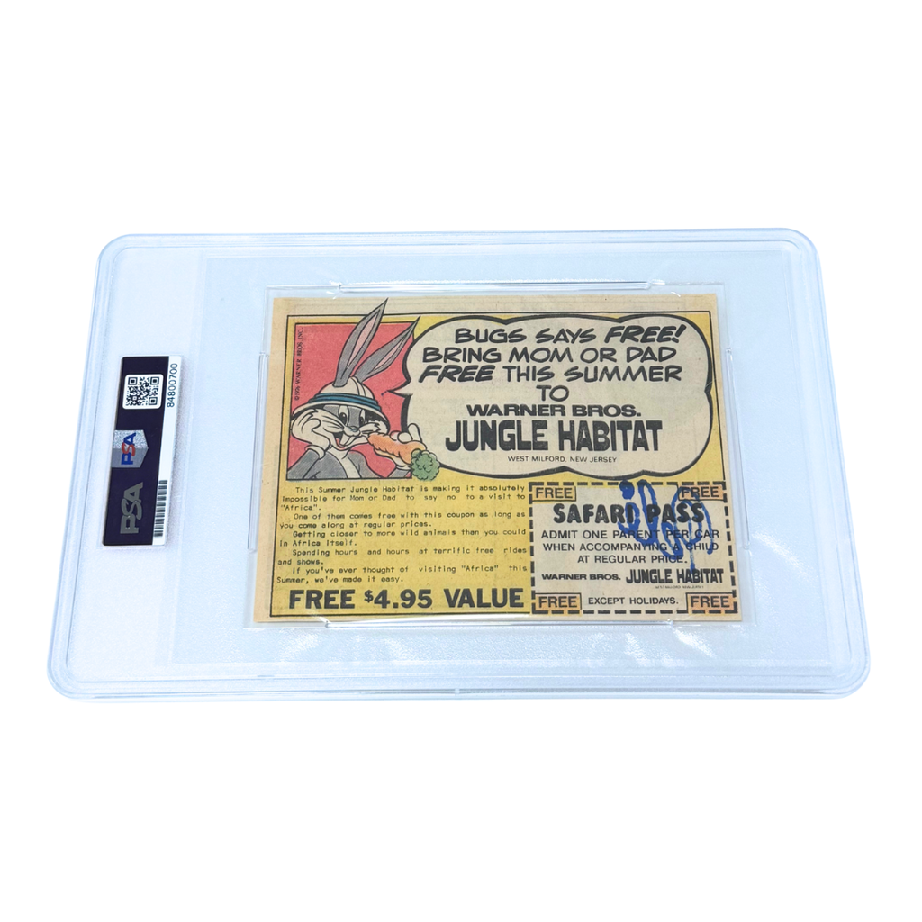 Pele Signed Cut - PSA Autograph 10
