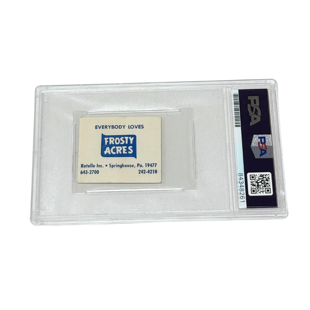 Pele Signed Ticket - PSA Autograph 9