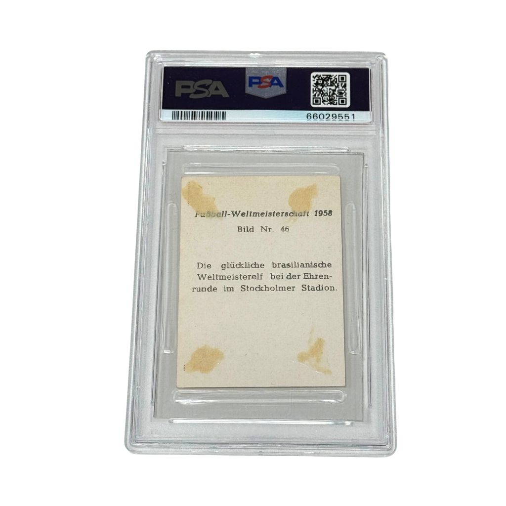 Pele Signed 1958 Verlag Fussball - PSA 1