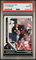 Graded 2023 Panini Instant CJ Stroud #33 Rookie RC Football Card PSA 10 Gem Mint