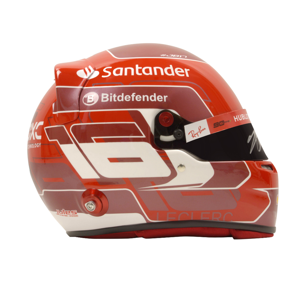 Charles Leclerc Signed Full Size Formula 1 Ferrari Helmet with Beckett COA