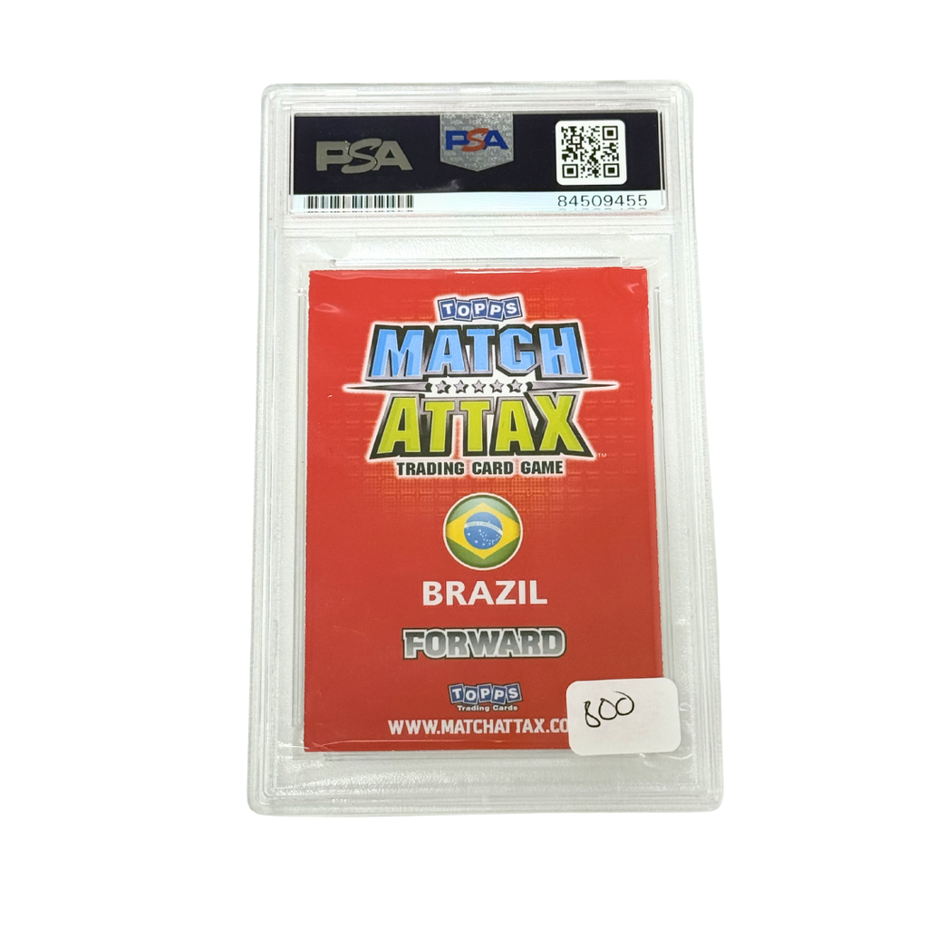 Pele Signed Match Attax Card - PSA Authentic
