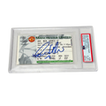 Ronaldo Nazario Signed 2003 R9 Only UCL Hat Trick Ticket - PSA 6