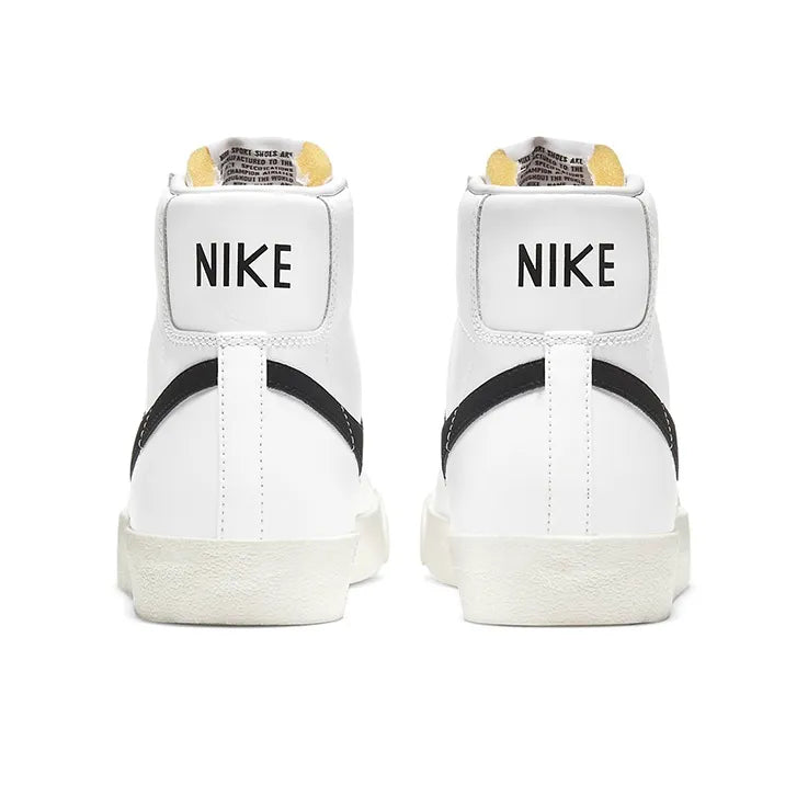 Nike Blazer Mid '77 Vintage White Black Sneakers - Classic Style