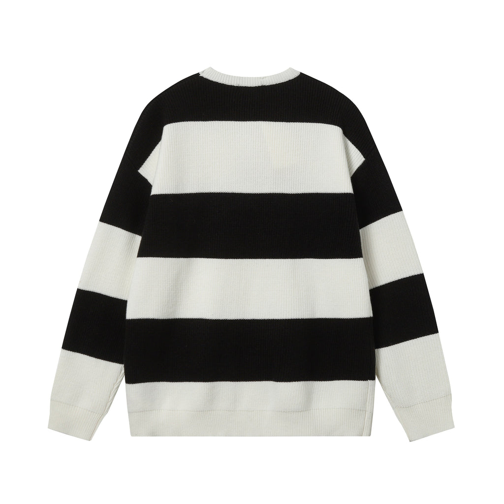 CELINE Large Silhouette Striped Sweater