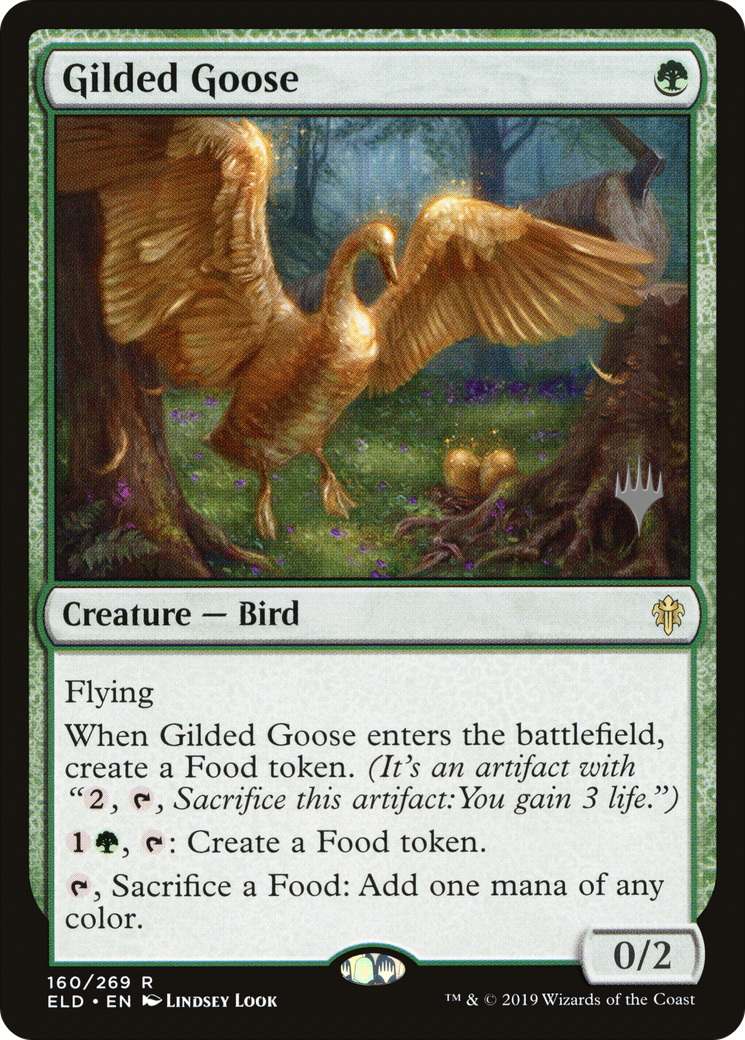 Gilded Goose (PPELD-160P) - Throne of Eldraine Promos