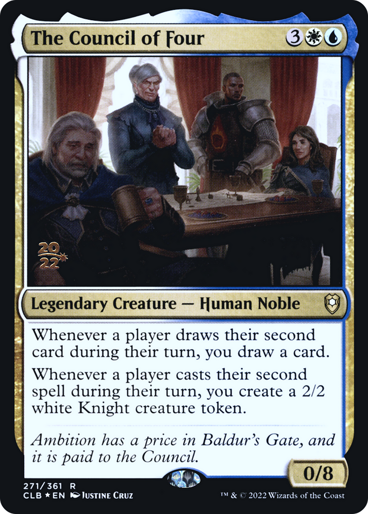 The Council of Four (PRE-271S) - Battle for Baldur's Gate Promos Foil