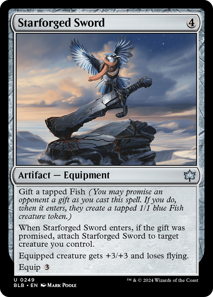 Starforged Sword (BLB-249) - Bloomburrow