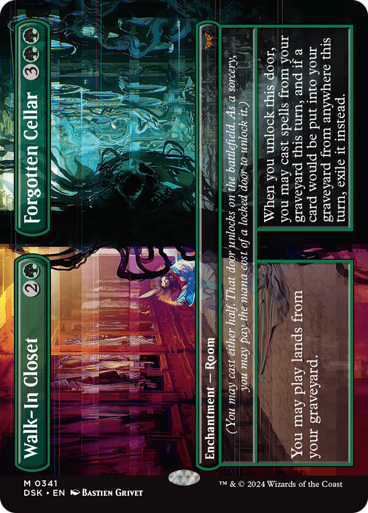 Walk-In Closet // Forgotten Cellar (DSK-341) - Duskmourn: House of Horror (Borderless)