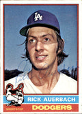Rick Auerbach Autographed 1976 TOPPS Card #622 Los Angeles Dodgers 183416
