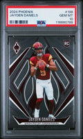 Graded 2024 Panini Phoenix Jayden Daniels #198 Rookie RC Football Card PSA 10 Gem Mint
