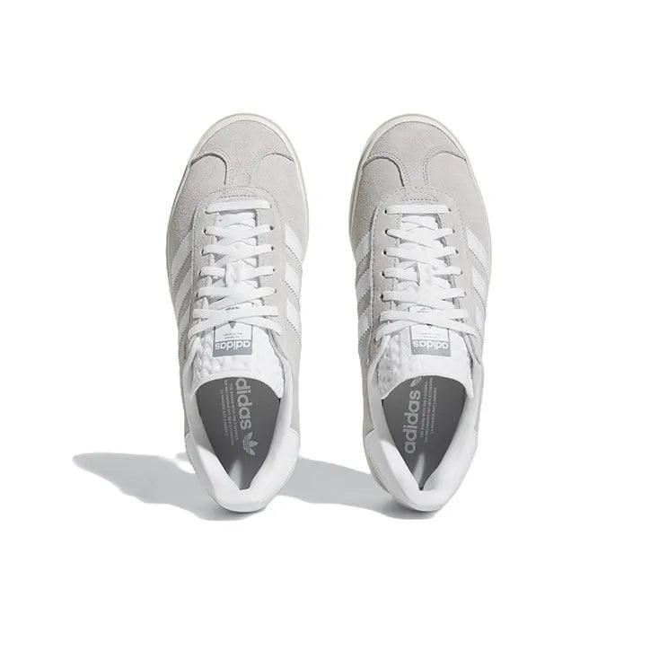 Adidas Gazelle Bold Grey White | Premium Suede Sneakers | Casual Comfort