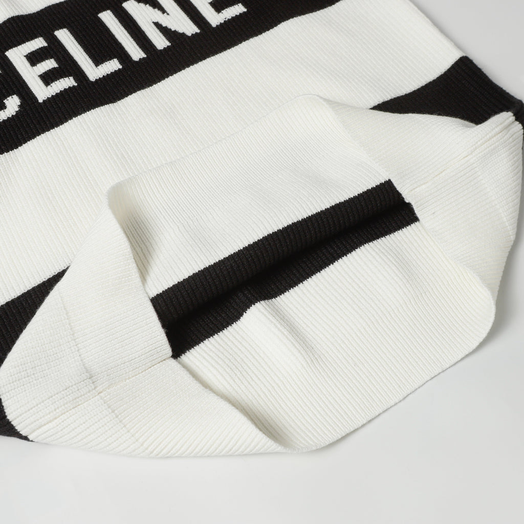 CELINE Large Silhouette Striped Sweater