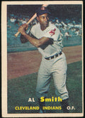 1957 TOPPS Al Smith Card #145 Cleveland Indians 177153