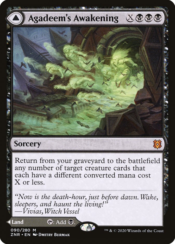 Agadeem's Awakening // Agadeem, the Undercrypt (ZNR-090) - Zendikar Rising