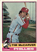 Tim McCarver Autographed 1976 TOPPS Card #502 Phillies 183460