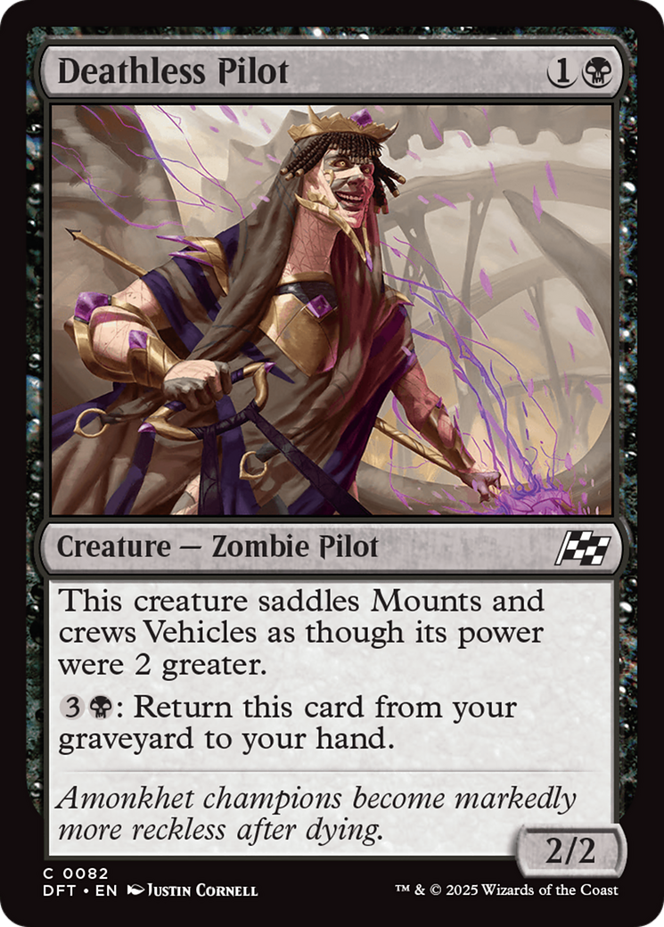 Deathless Pilot (DFT-082) - Aetherdrift Foil