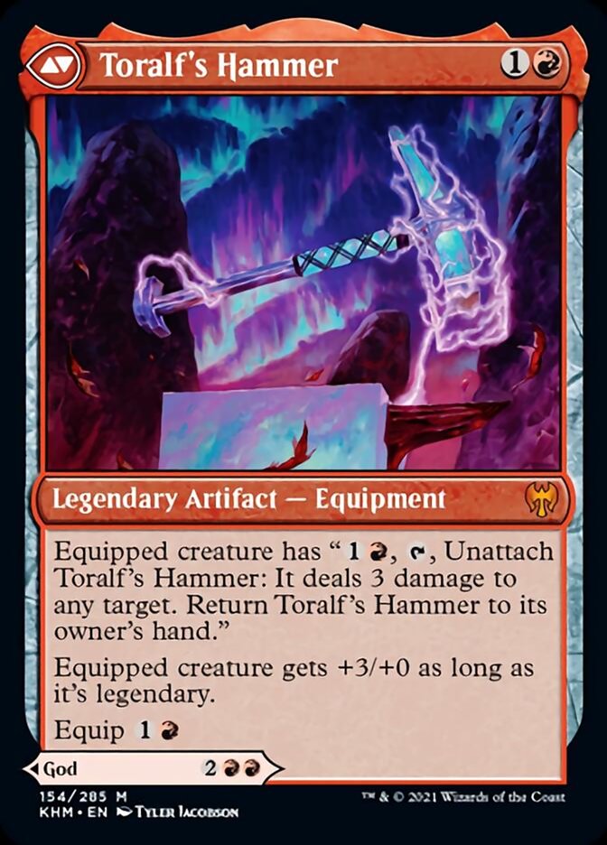 Toralf, God of Fury // Toralf's Hammer (KHM-154) - Kaldheim