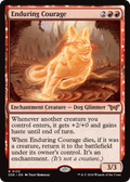 Enduring Courage (DSK-133) - Duskmourn: House of Horror: (enchantment)