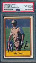 1981 DONRUSS PGA Ray Floyd #10 Authentic Card Signed PSA/DNA 176041