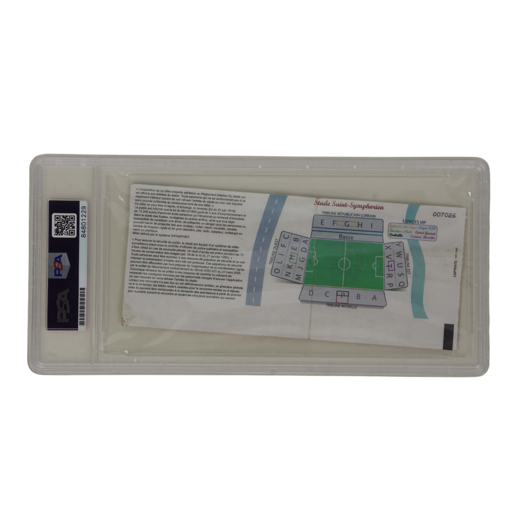 Sadio Mane Signed 2012 Pro Debut Season & First Goal Ticket Inscribed – PSA Auth