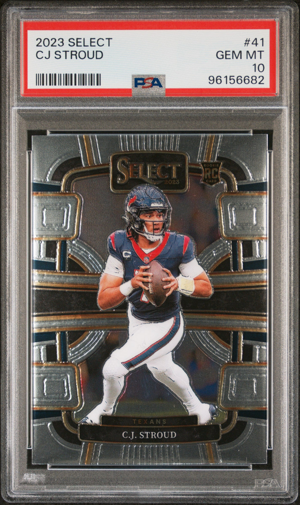 Graded 2023 Panini Select CJ Stroud #41 Rookie RC Football Card PSA 10 Gem Mint