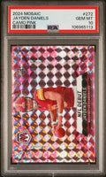 Graded 2024 Panini Mosaic Jayden Daniels #272 Camo Pink Rookie RC Football Card PSA 10 Gem Mint